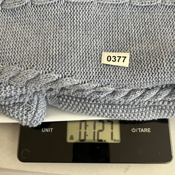 Jeanne Pierre Fisherman Cable Knit Mock Neck Sweater Tunic Medium Peplem Hem - Picture 7 of 7